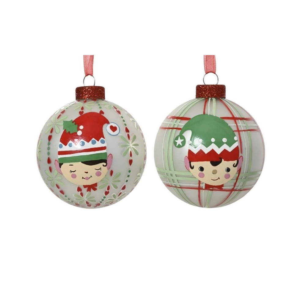 SFERA VETRO ELFO 2 ASSORTITI D.8